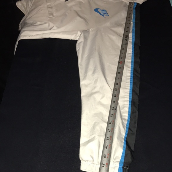 Vintage Men’s NIKE Swoosh GREY Tag Windbreaker Jacket Size L Half Zip - Picture 7 of 8